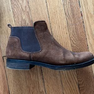 Franco Sarto Leather Ankle Boot
